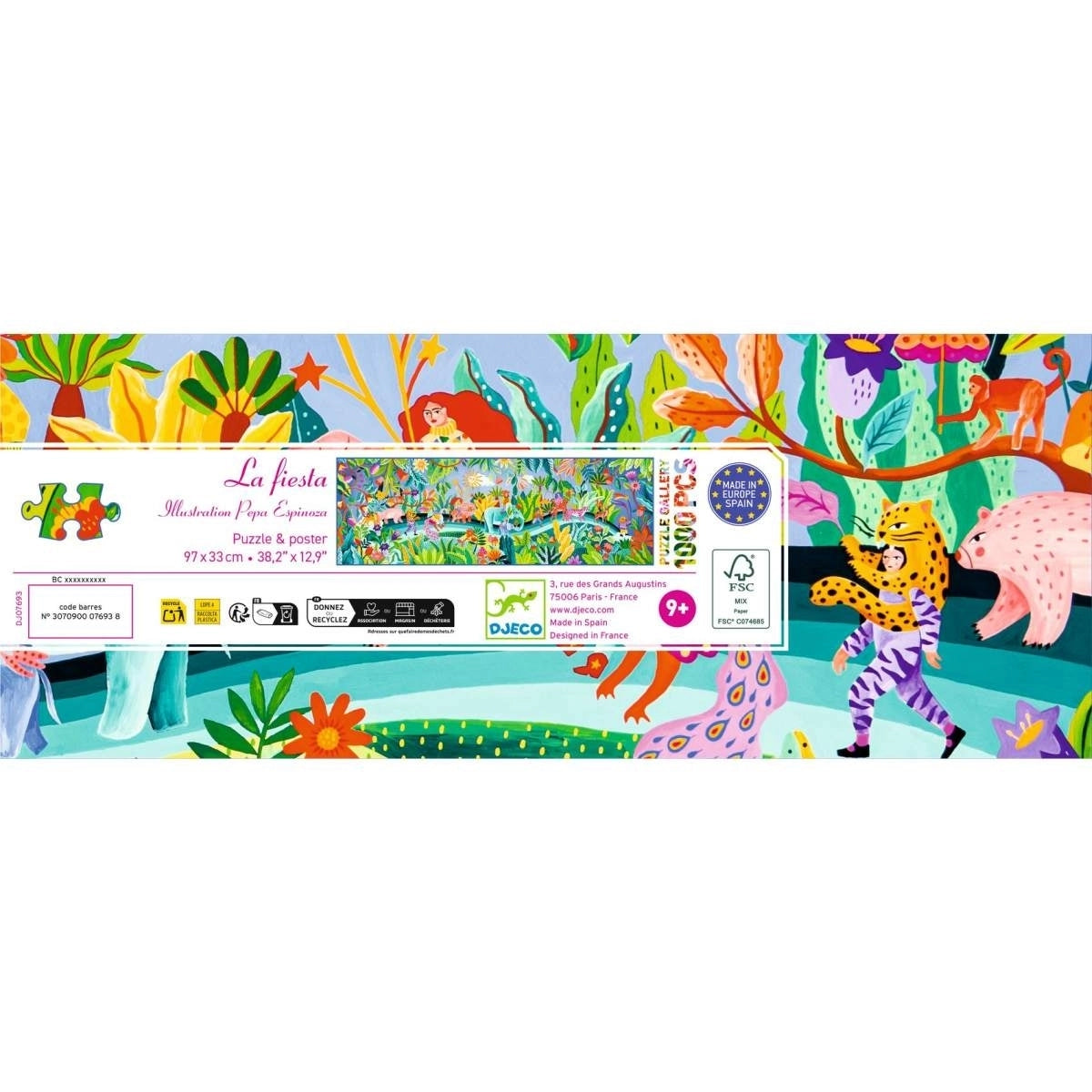 DJECO Puzzle Gallery: Das Fest - 1000 Teile
