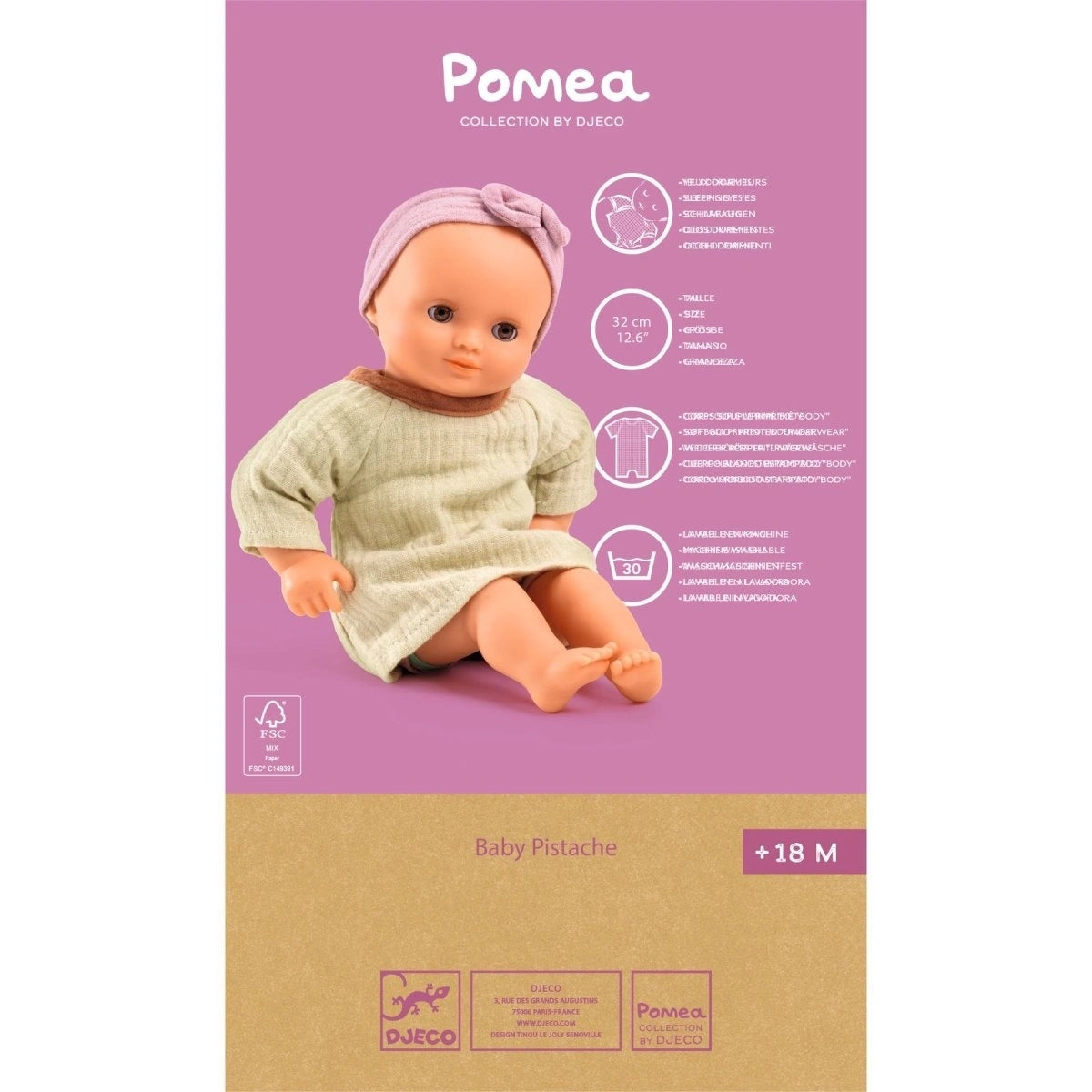 POMEA Puppe Pistache