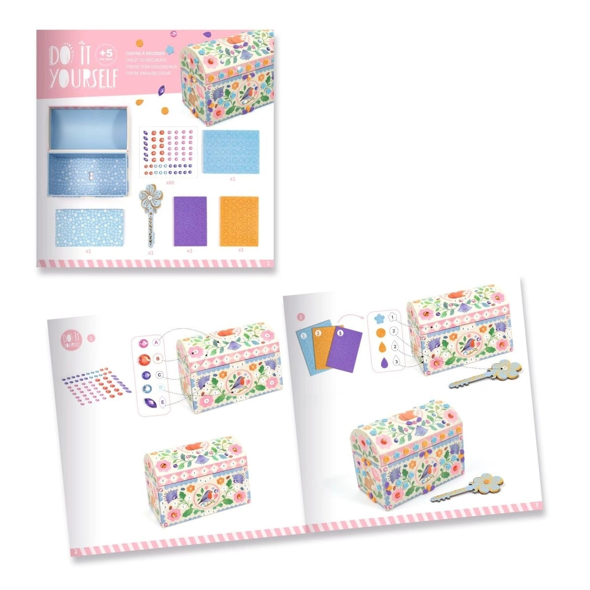 Basteln DJECO DIY: Schatztruhe Precious