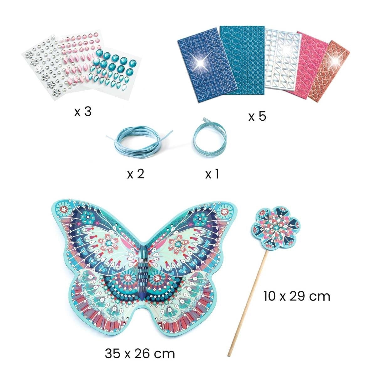 Basteln DJECO DIY: Feenflügel & Zauberstab