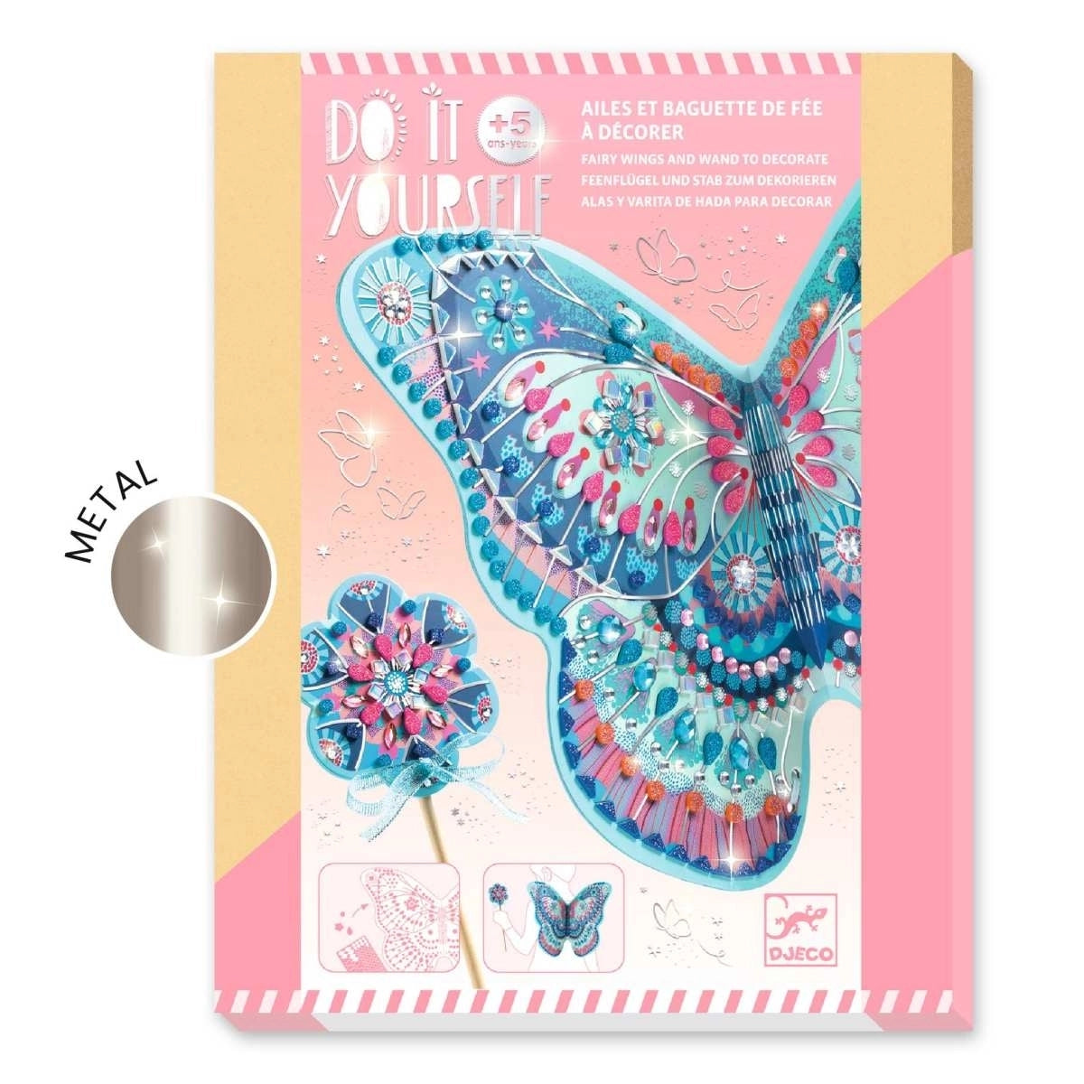 Basteln DJECO DIY: Feenflügel & Zauberstab