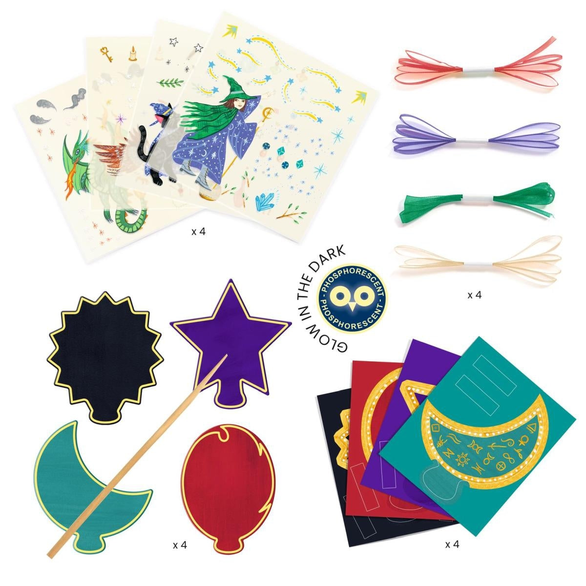 Basteln DJECO Do it yourself: Zauberstäbe Spells