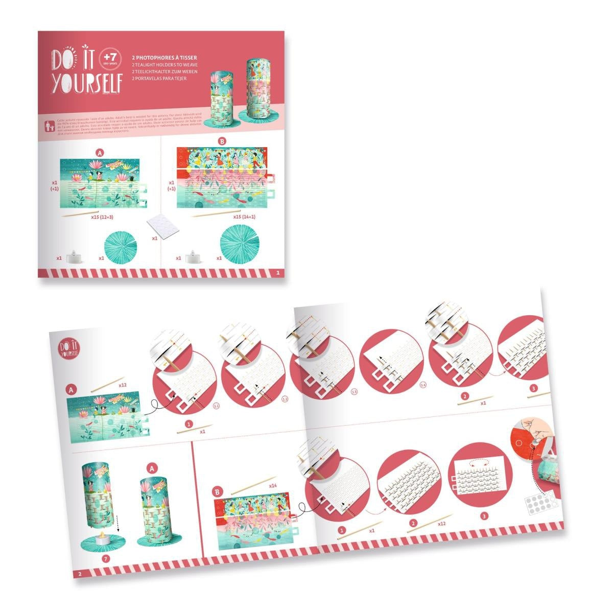 Basteln DJECO Do it yourself: Dekolichter Glühwürmchen