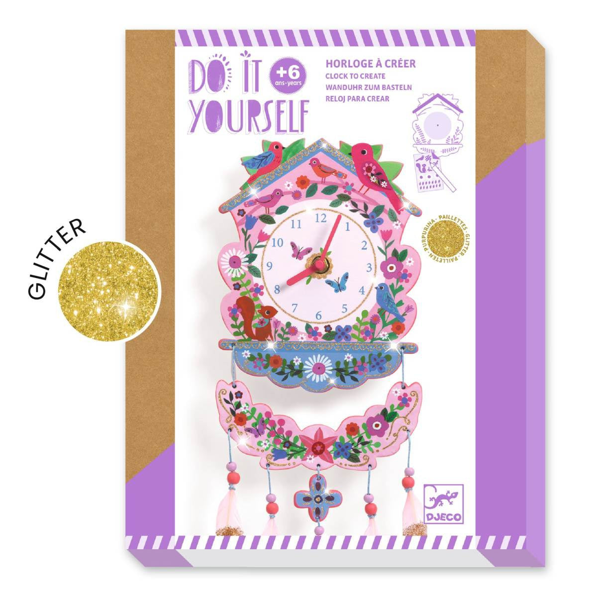 Basteln DJECO DIY: Wanduhr Kuckuck