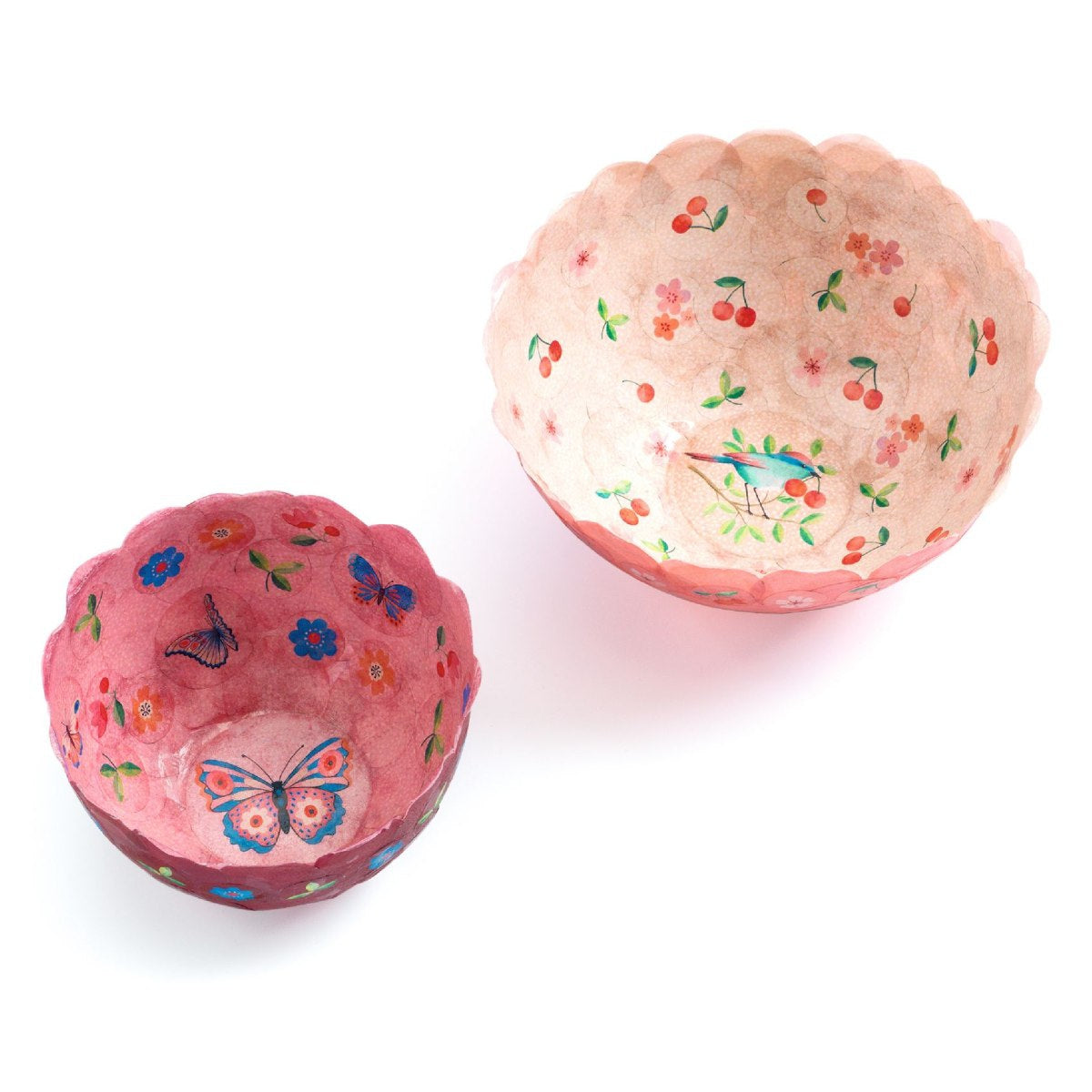 Basteln DJECO DIY: Schalen basteln rosa