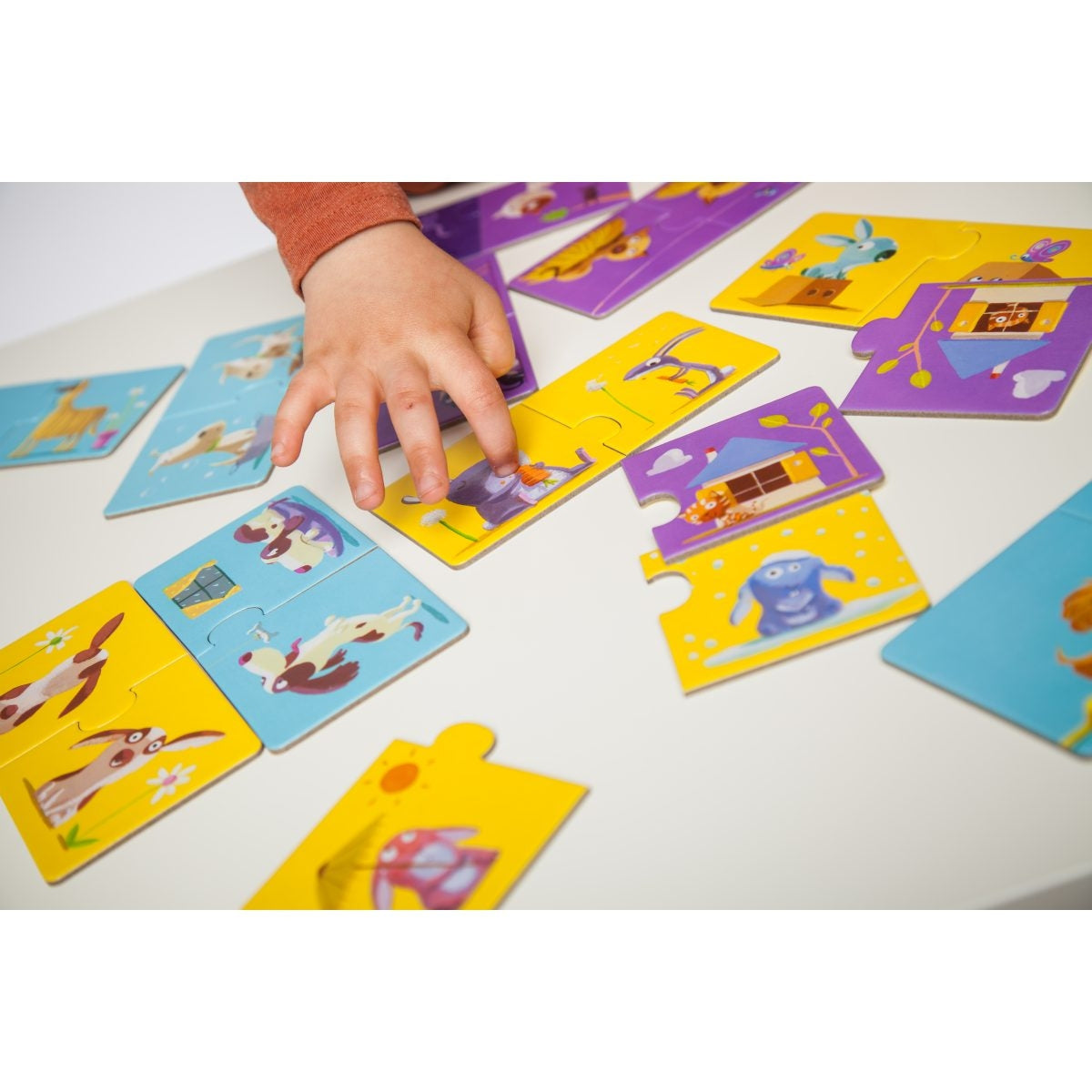 Puzzle DJECO Puzzle duo: Gegensätze 2+