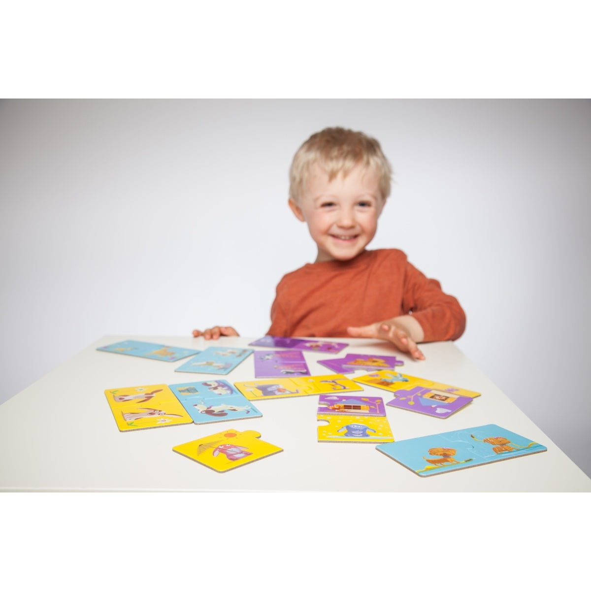 Puzzle DJECO Puzzle duo: Gegensätze 2+