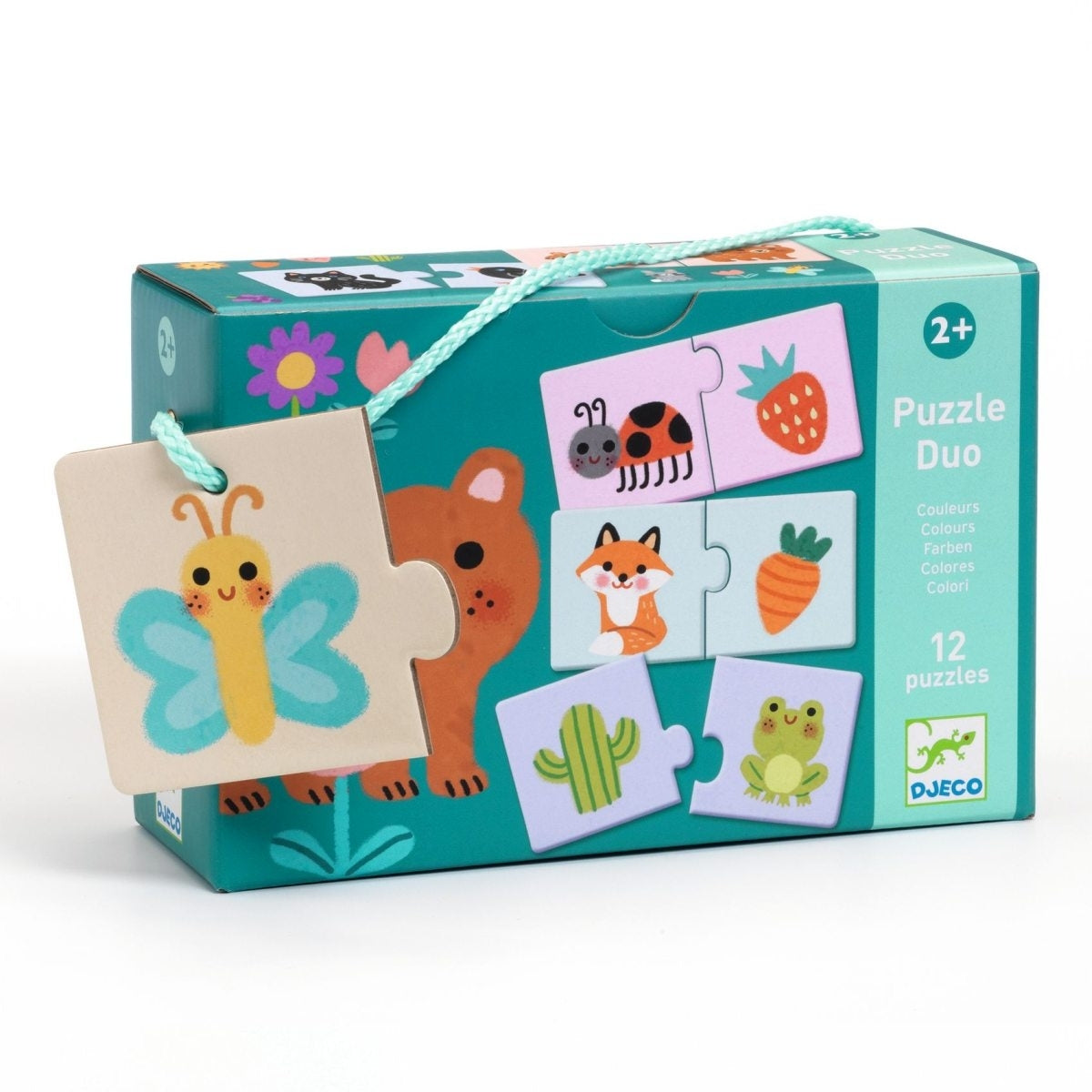Puzzle DJECO Puzzle duo: Farben