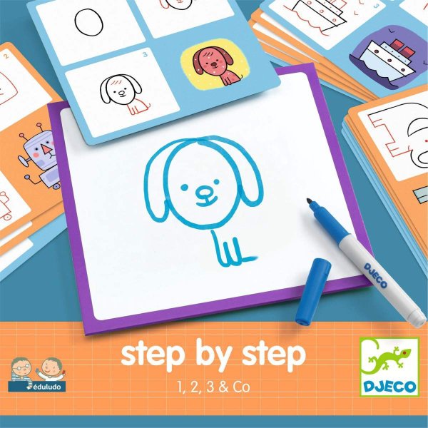 Puzzle DJECO Lernspiele: Step by Step 1,2,3
