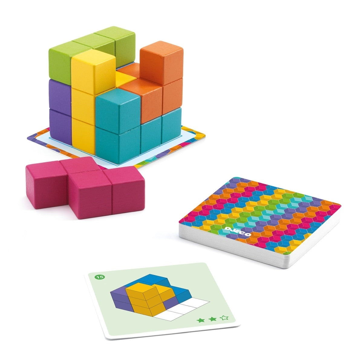 Puzzle DJECO SOLOGIC: Cubissimo
