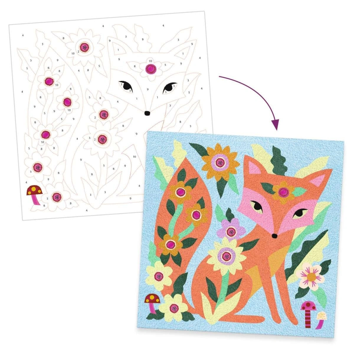 Malen DJECO Sandbild: Garden lights