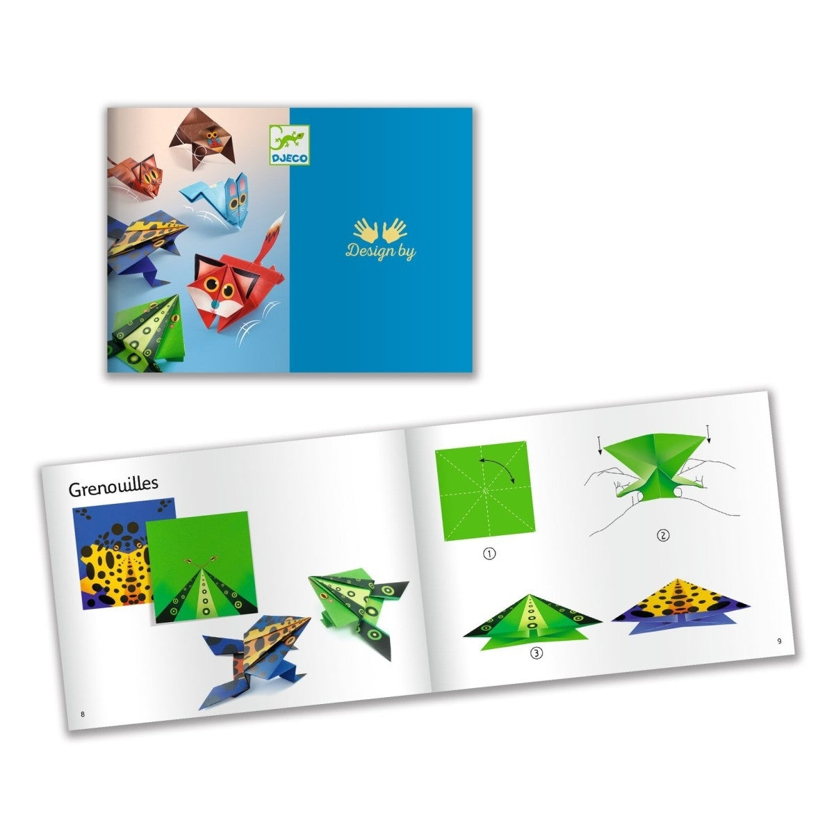 Falten DJECO Origami: Springende Tiere