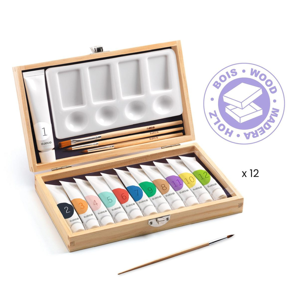 Malen DJECO Farben: Gouache-Farbkasten