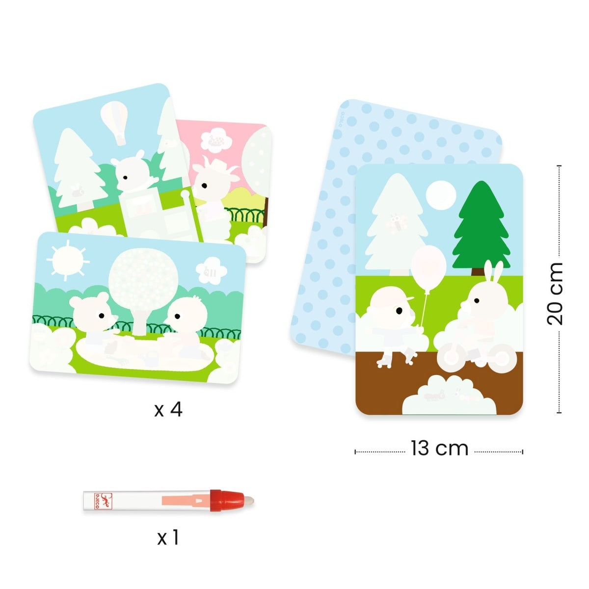 Malen DJECO Wassermalen: Im Grünen