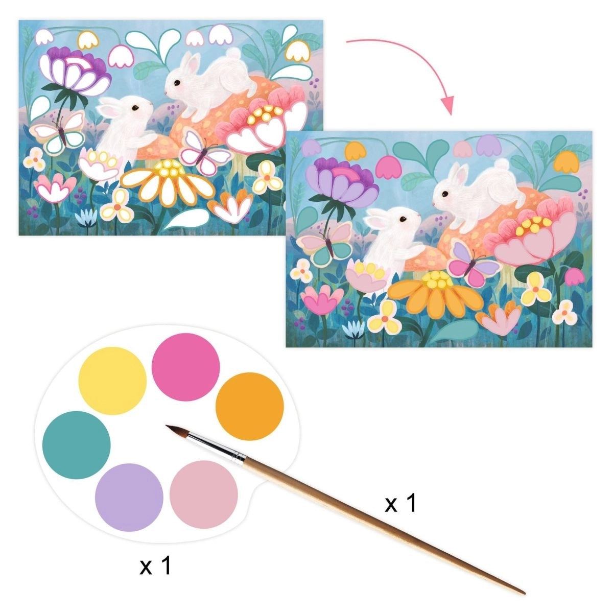 Basteln DJECO Multi-Activity Kit: Waldtiere