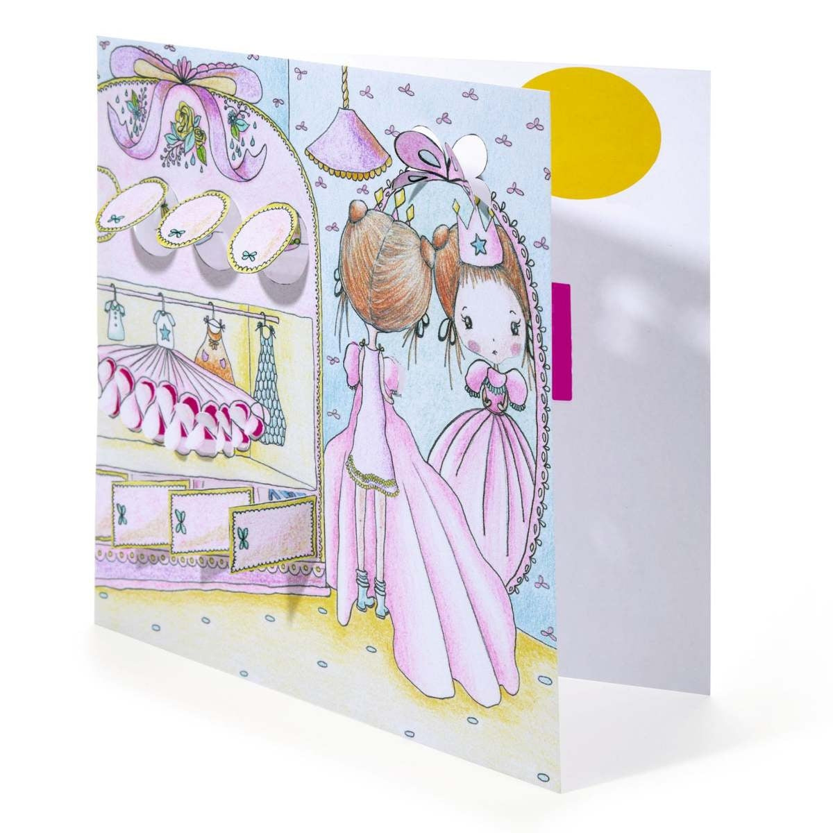 Malen DJECO Ausmalbilder: Kleine Türen