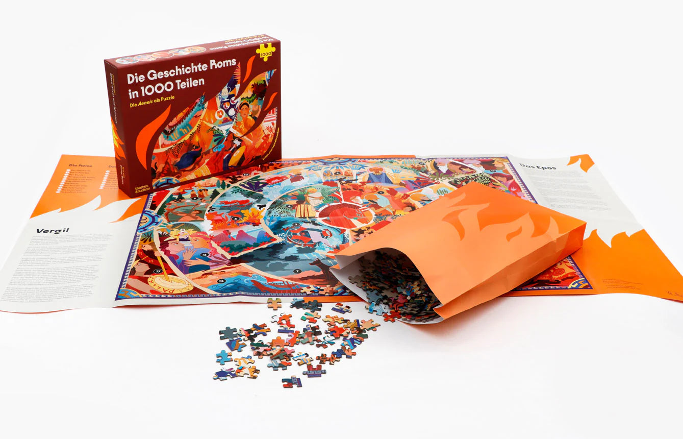 Puzzles Laurence King Verlag Die Geschichte Roms in 1000 Teilen. Die Aeneis als Puzzle