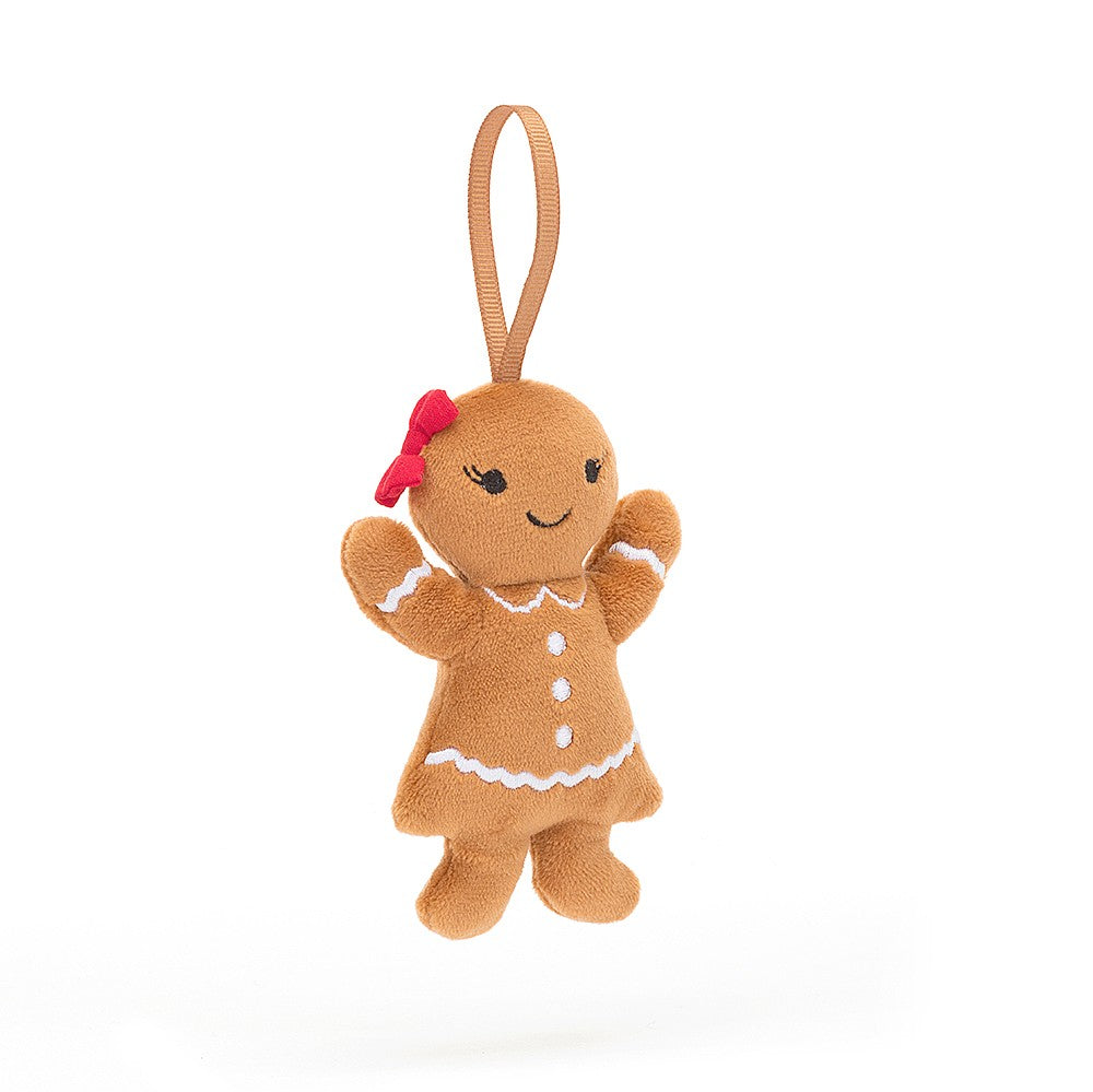 Plüschtiere Jellycat Festive Folly Gingerbread Ruby