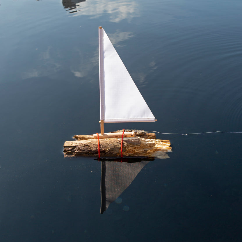 Naturforscher kikkerland Huckleberry - Baue Dein eigenes Segelboot