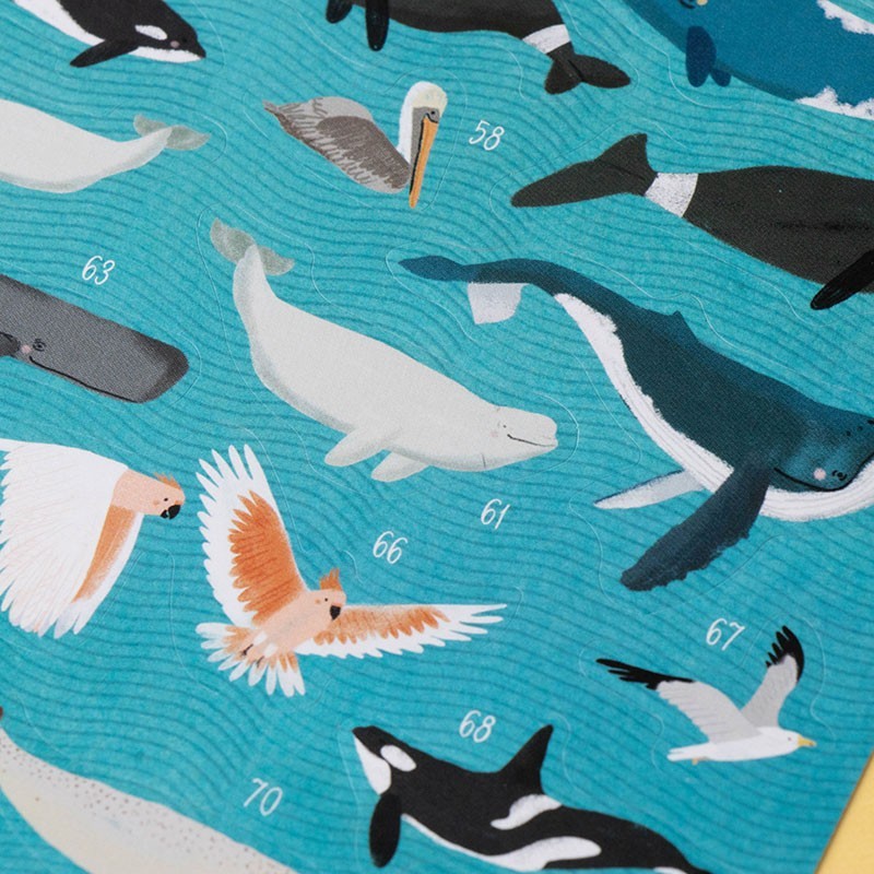 Puzzle Londji Activity - Animal World - Poster & Sticker