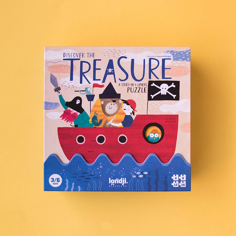 Puzzle Londji Puzzle - Discover the Treasure