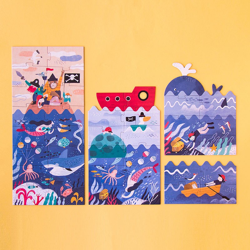 Puzzle Londji Puzzle - Discover the Treasure