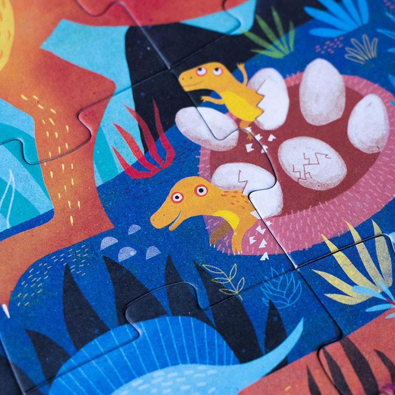 Puzzle Londji Pocket Puzzle - My little Dino - 24 Teile