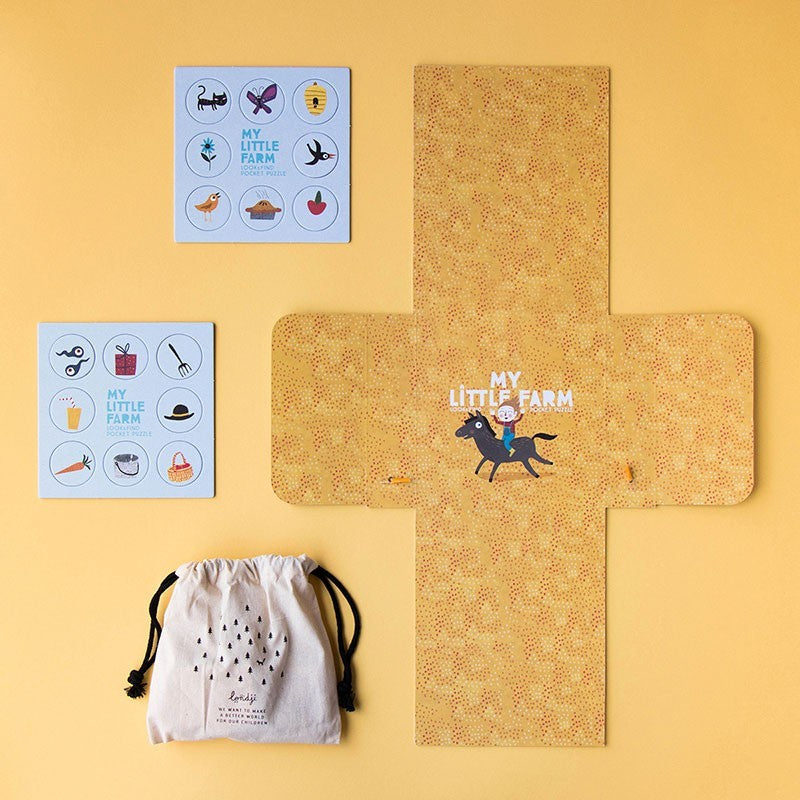 Puzzle Londji Pocket Puzzle - My little Farm