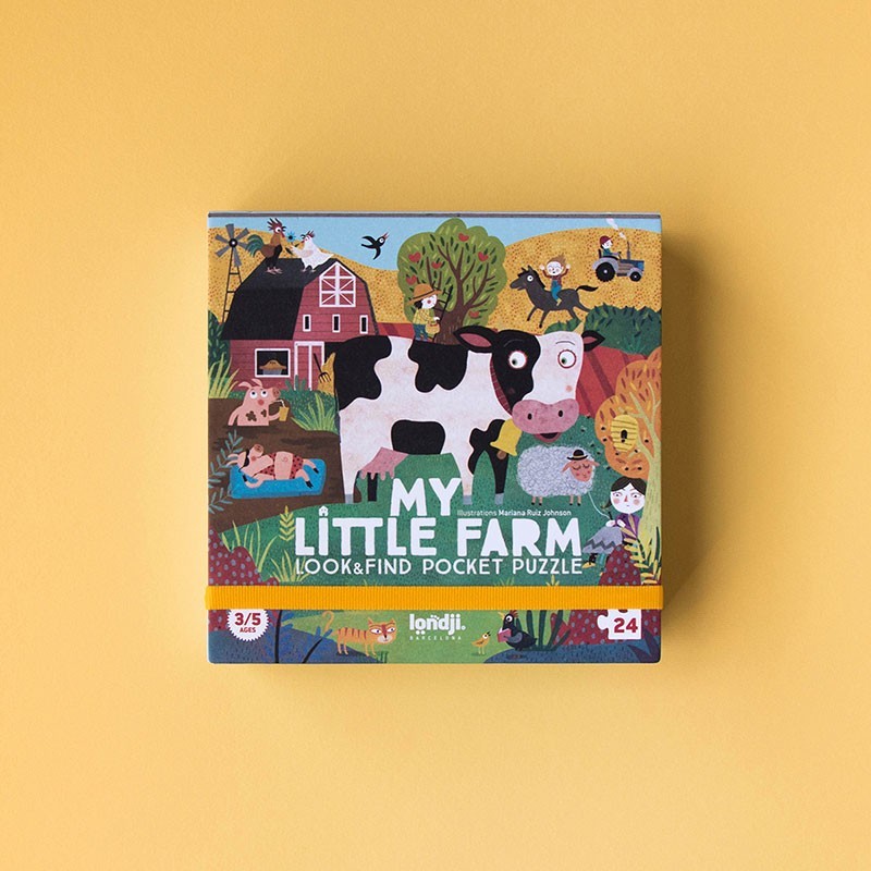 Puzzle Londji Pocket Puzzle - My little Farm