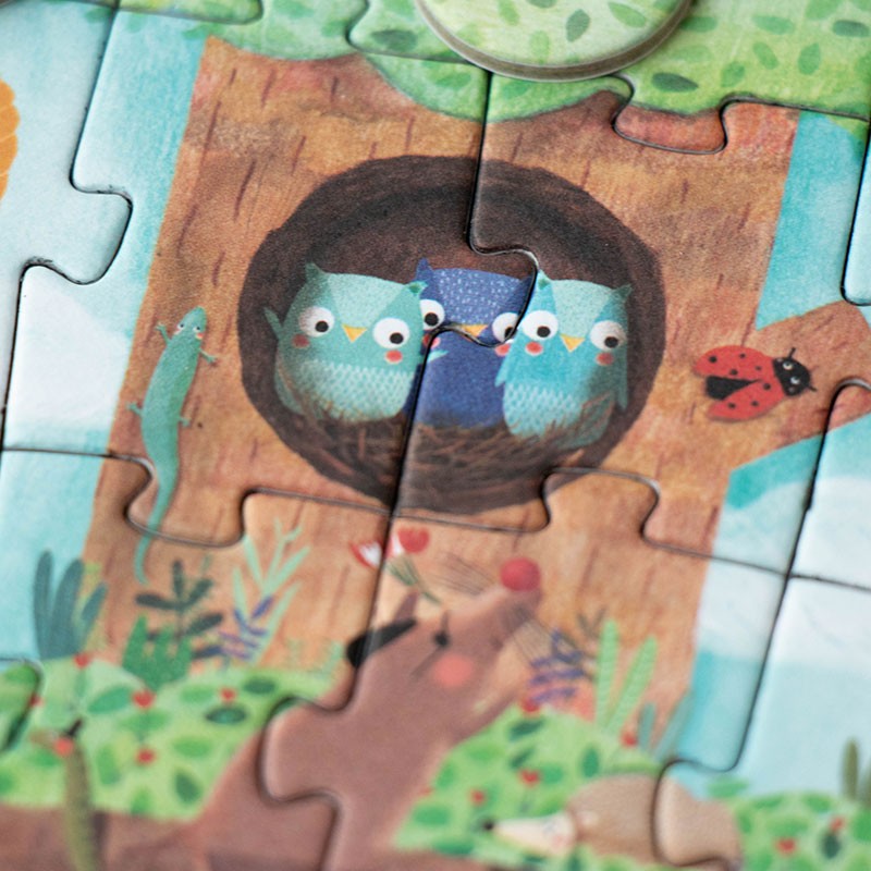 Puzzle Londji Tiny Puzzle - Apfelbaum