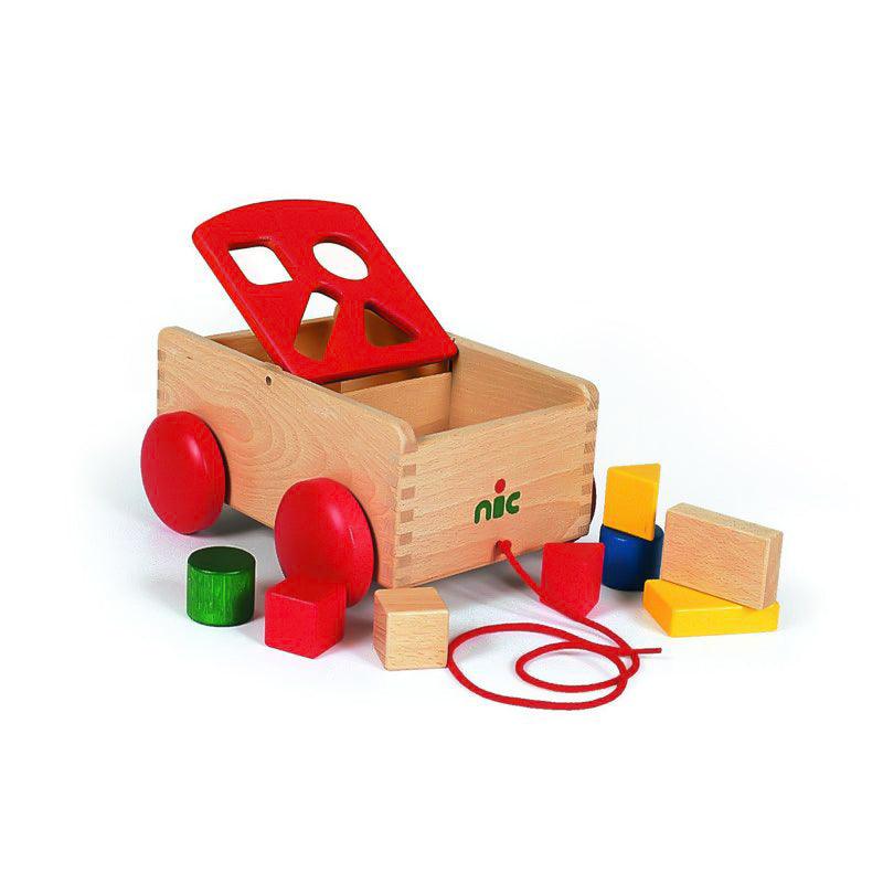 Holzspielzeug nic Formenwagen, rot