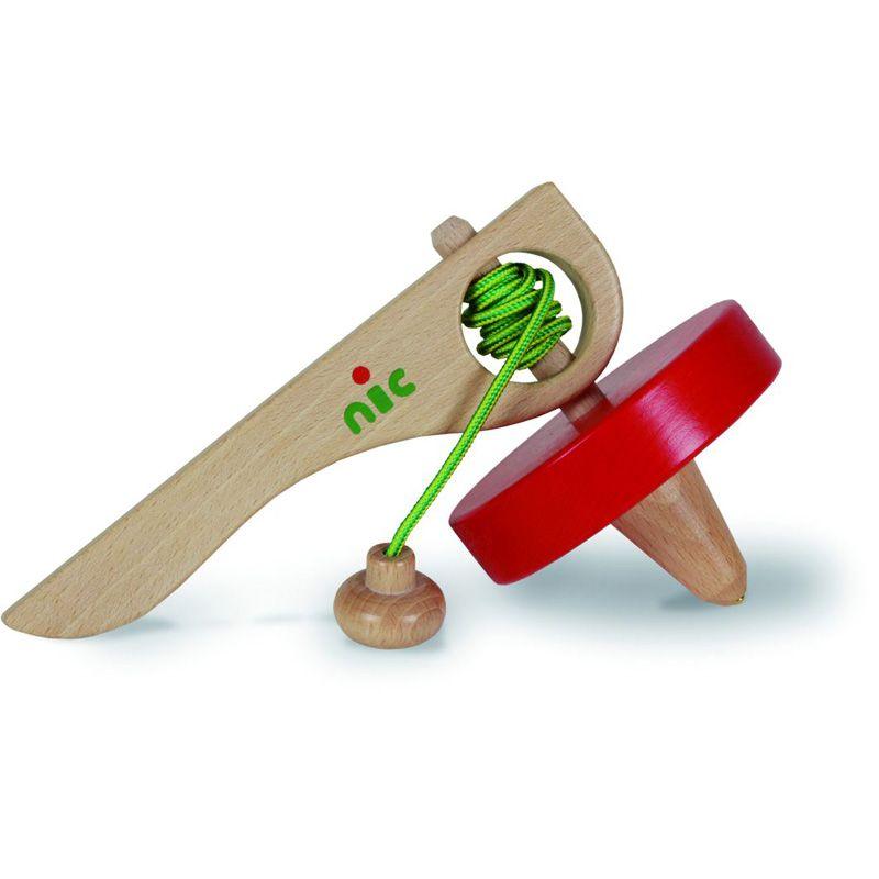 Holzspielzeug nic Super-Kreisel, rot