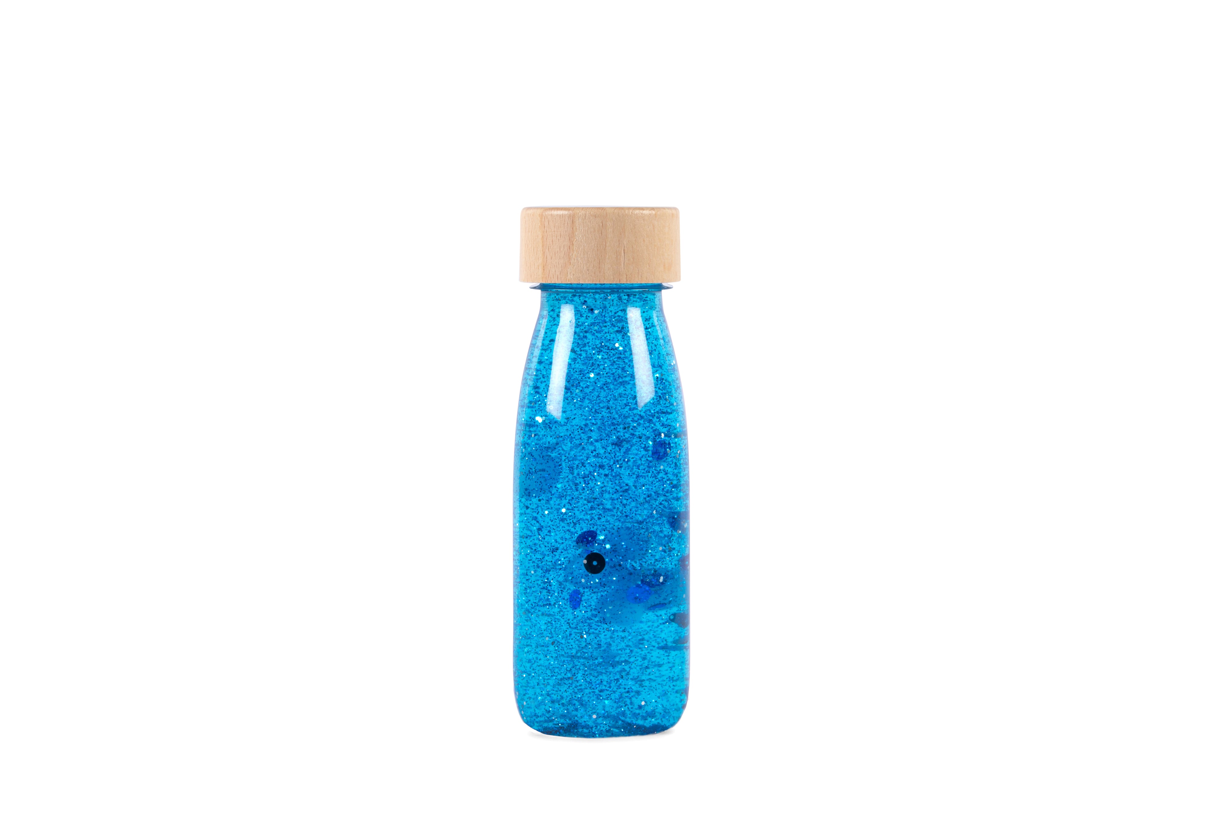 Greifen & Rasseln Petit Boum Petit Boum: Float Bottle Blue