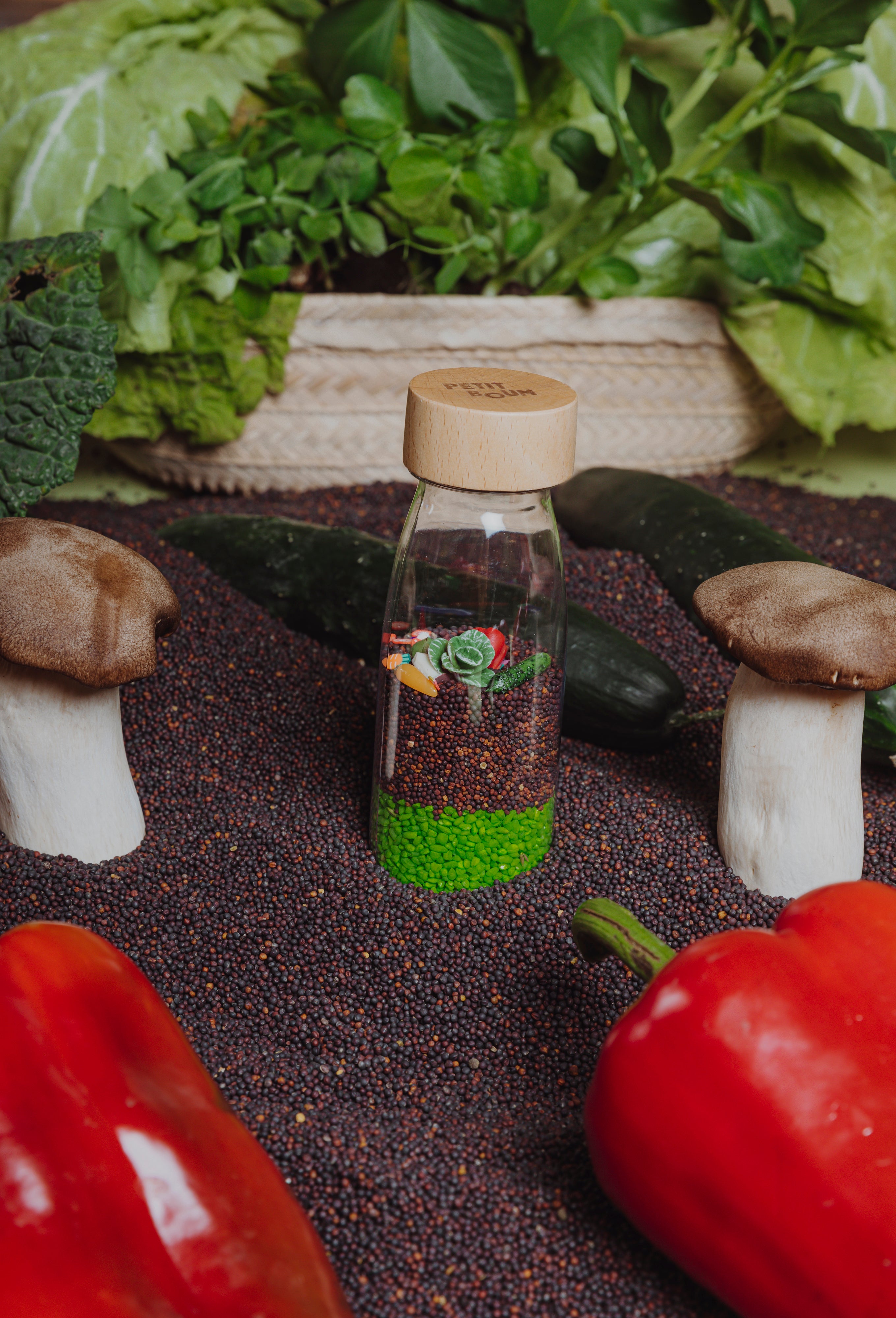 Greifen & Rasseln Petit Boum Petit Boum: Learn Bottle