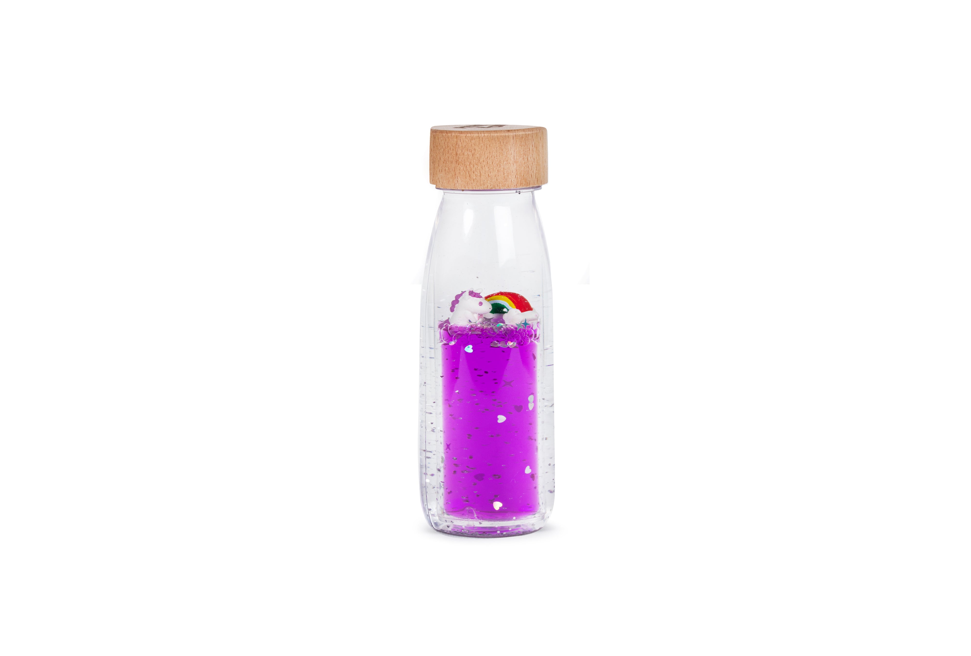Greifen & Rasseln Petit Boum Petit Boum: Move Bottle Magic Rainbow