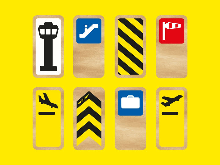 Spielwelt way2play Roadblocks - Airport Signs