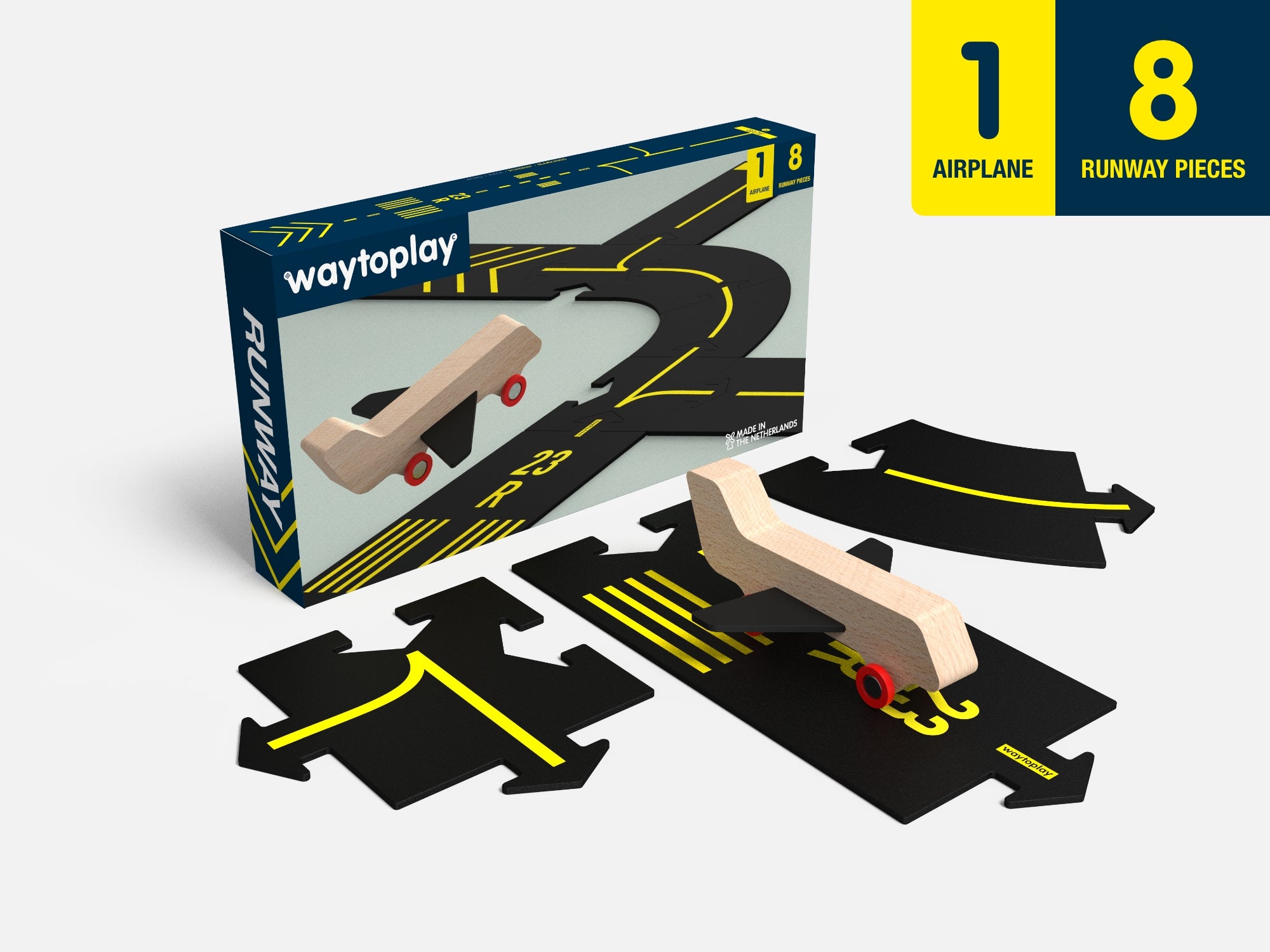 Spielwelt way2play Runway - Flexible Airport Set