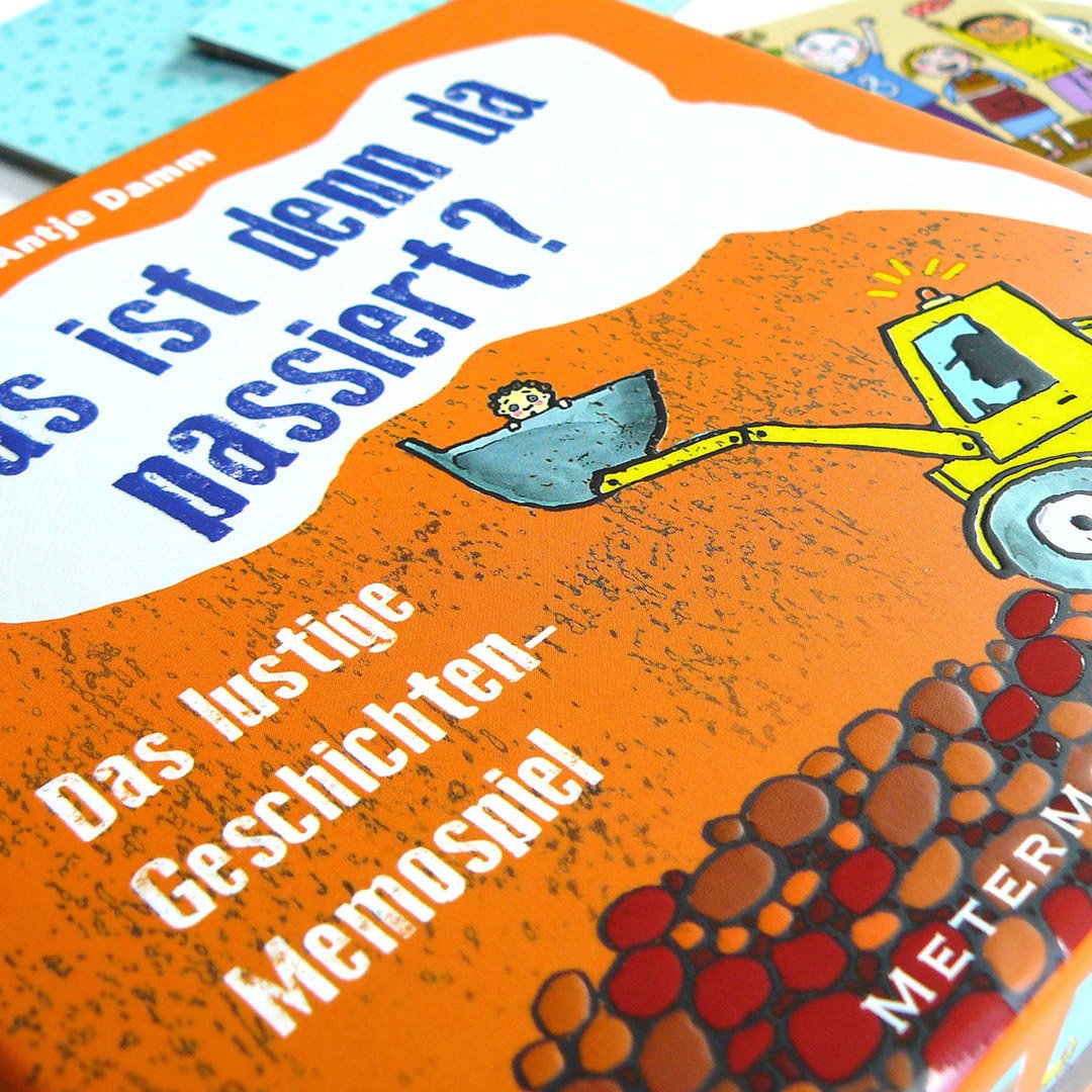 Spiel Metermorphosen Was ist denn da passiert? - Geschichten-Memo