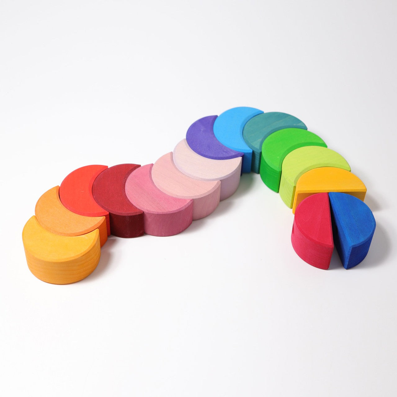 Open-ended Play GRIMM'S Spiel und Holz Design Stapelspiel Mondhäuschen