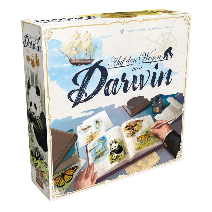 Gesellschaftsspiel Asmodee Auf den Wegen von Darwin