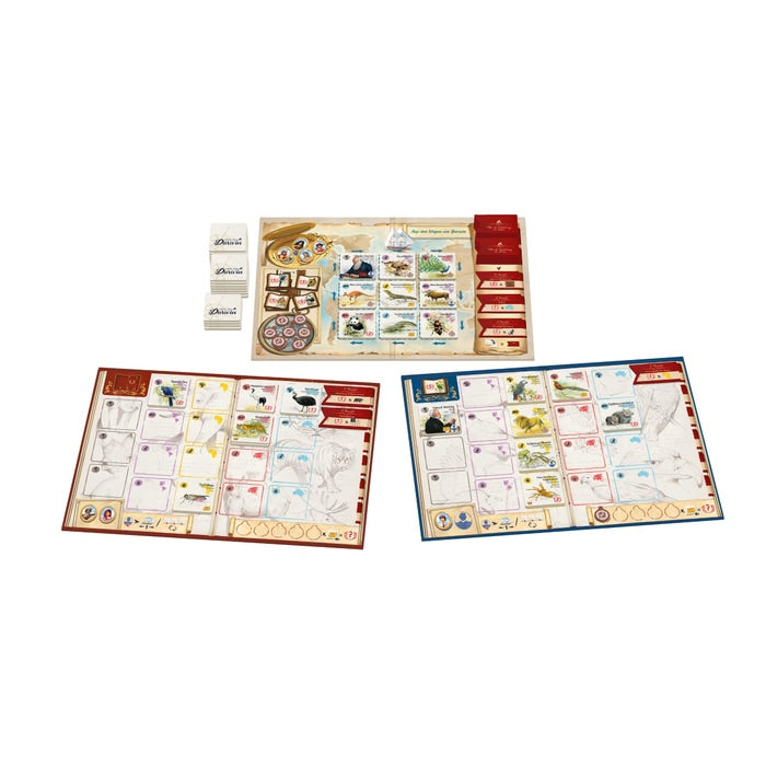 Gesellschaftsspiel Asmodee Auf den Wegen von Darwin