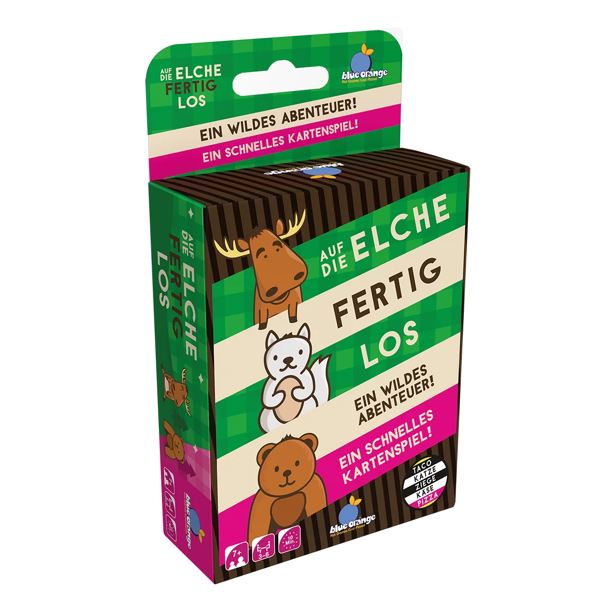 Gesellschaftsspiel Asmodee Auf die Elche fertig los