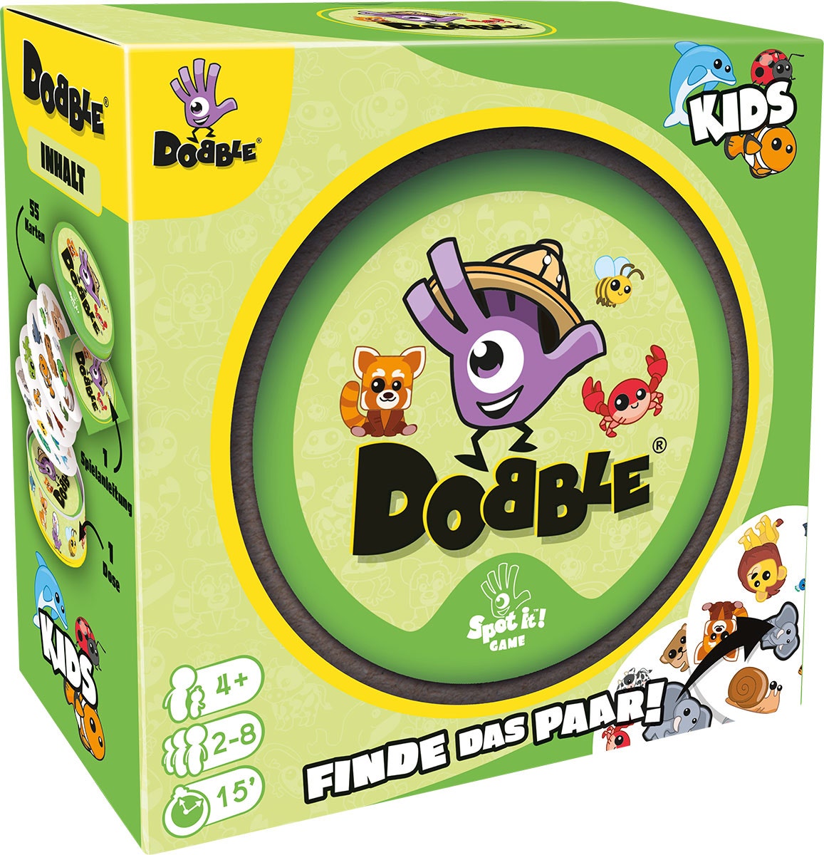 Kartenspiel Asmodee Dobble Kids (neue Auflage)