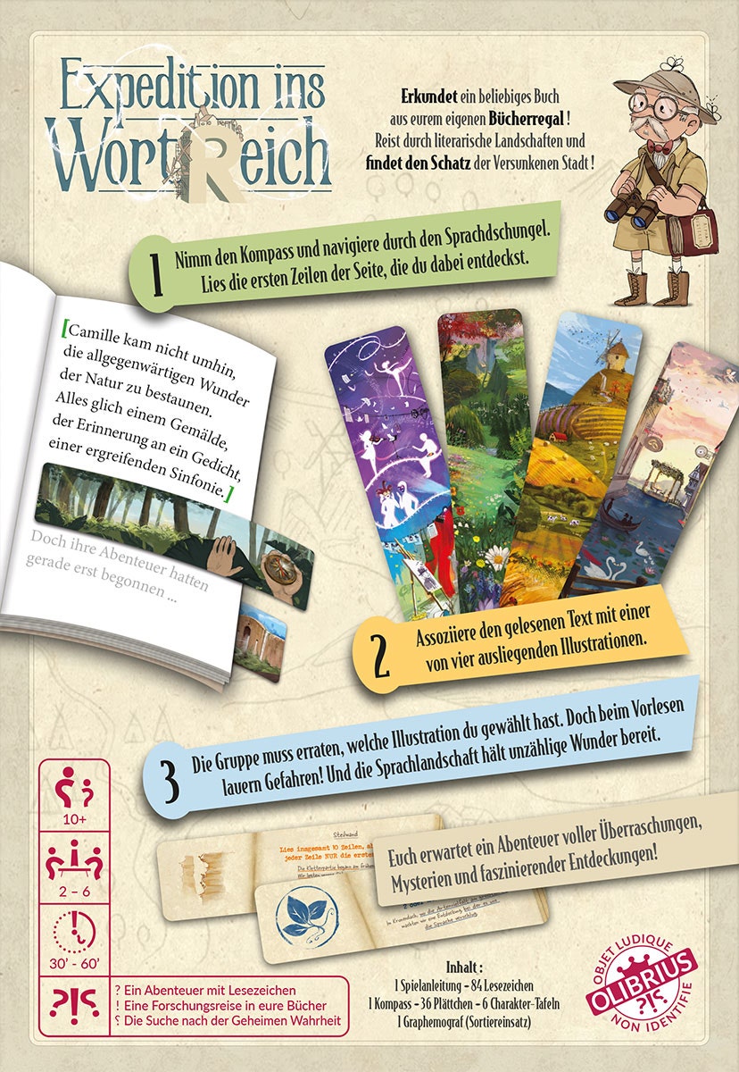 Gesellschaftsspiel Asmodee Expedition ins WortReich