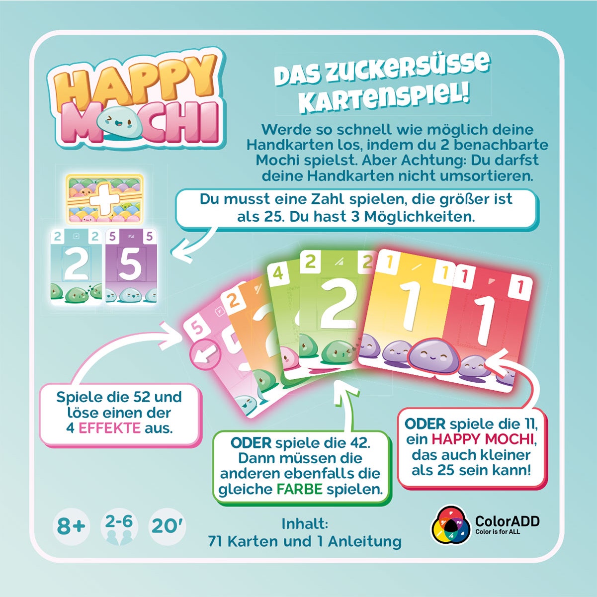 Kartenspiel Asmodee Happy Mochi