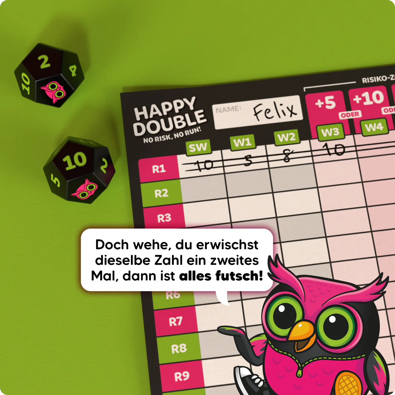 Happy Double - "No Risk No Run!"