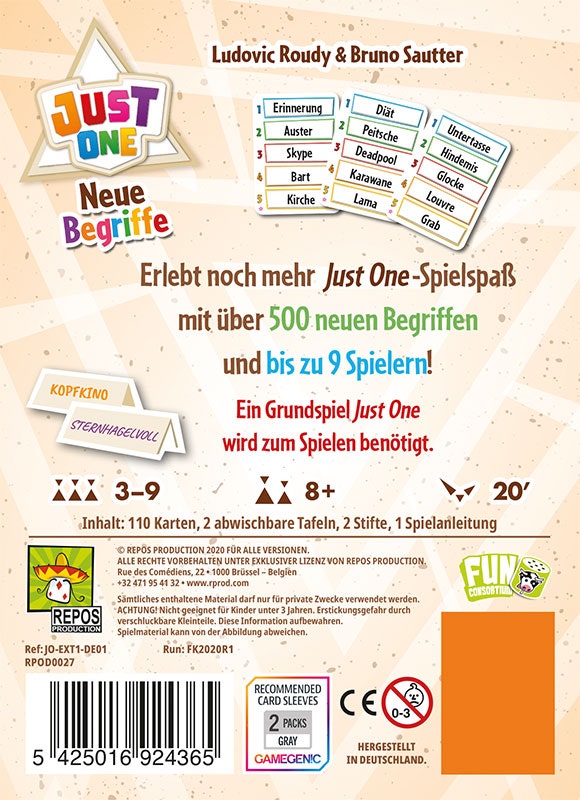 Gesellschaftsspiel Asmodee Just One - Neue Begriffe