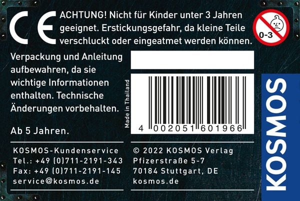 Experiment KOSMOS Dino-Ei, Ausgrabungs-Set mit Mini Dino Sammelfigur, sortiert, 1 Stück