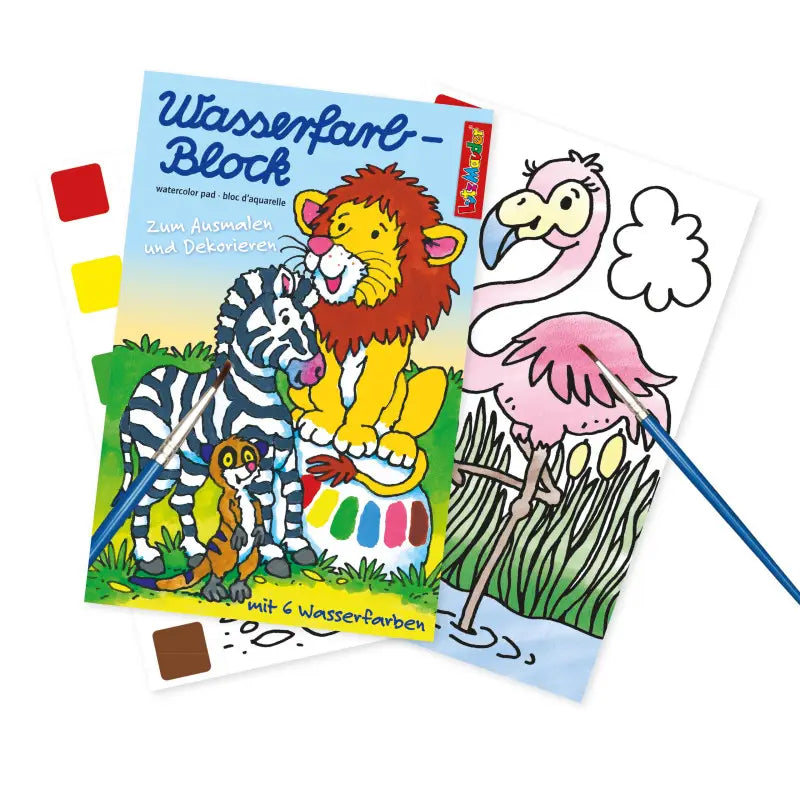 Malen Lutz Mauder Verlag Magischer Malblock, Wildtiere