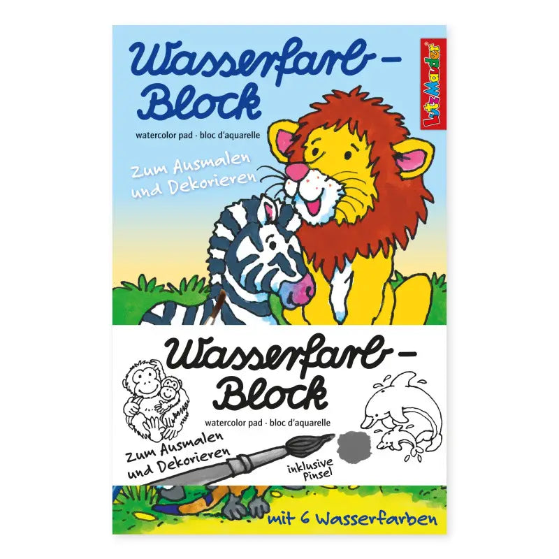 Malen Lutz Mauder Verlag Magischer Malblock, Wildtiere